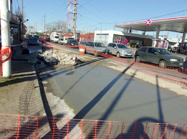Detallado informe sobre las obras de pavimentos